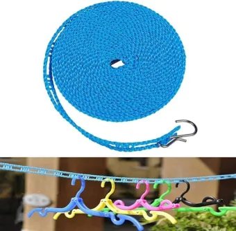 Multicolor Cloth Drying Hanger Rope (1 Pc)